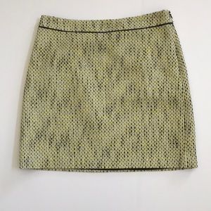 Banana Republic Yellow and Black Skirt